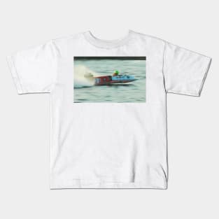 Powerboat Racing at Oulton Broad - OSY400 - Scott Goodings Kids T-Shirt